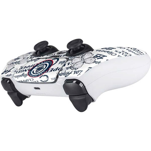 NBA Los Angeles Clippers Blast Text PS5 Controller Skin